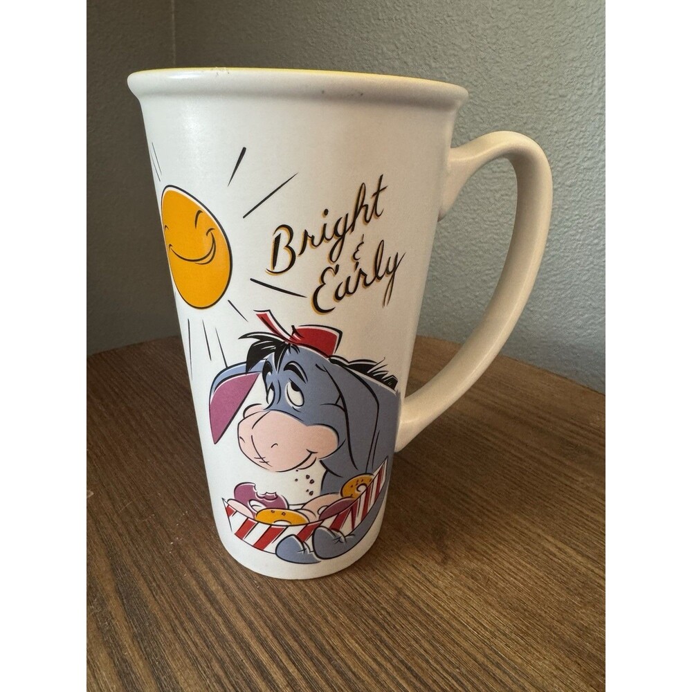 Disney Store Eeyore "Bright & Early" Winnie the Pooh Disney Mug